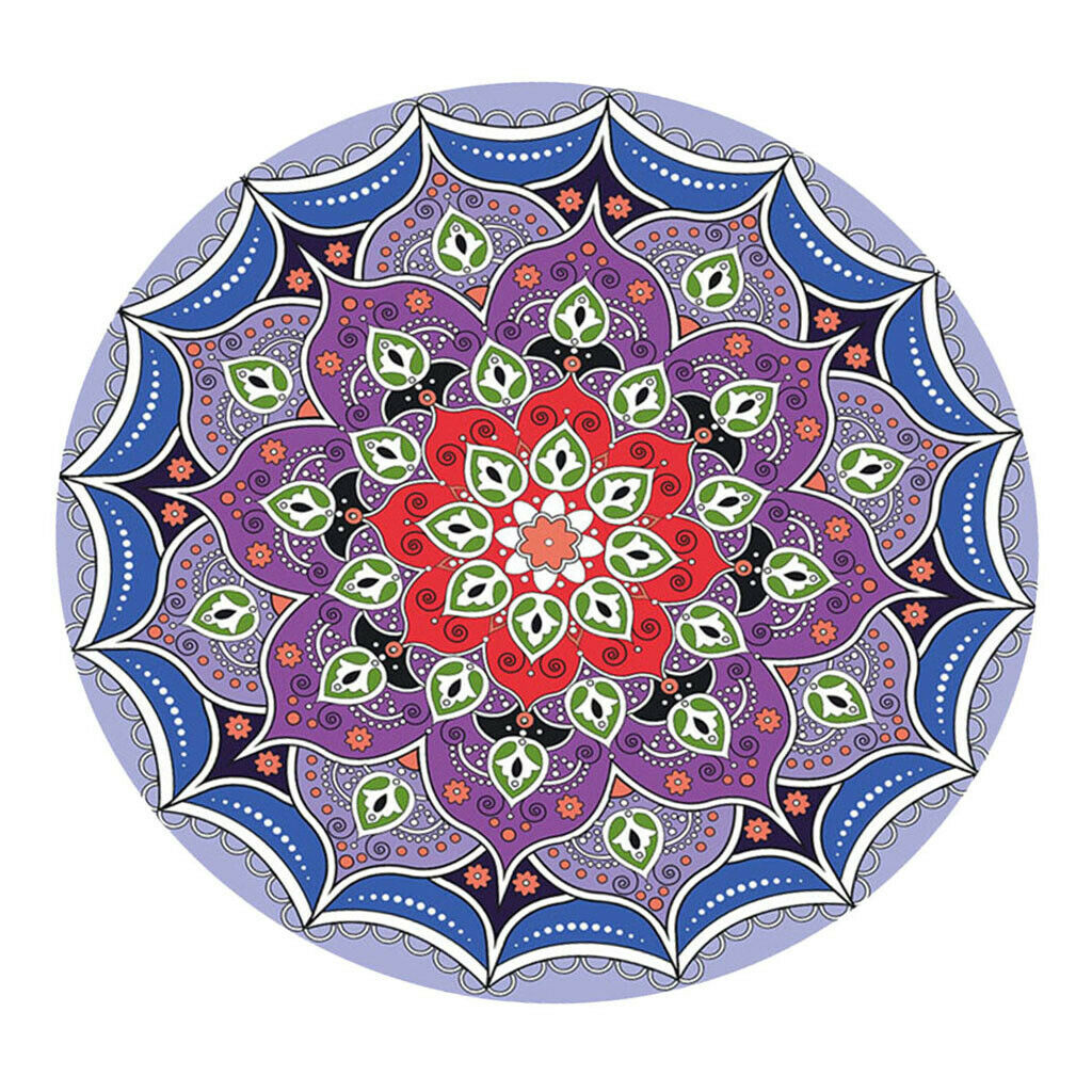 2pcs Polyester Tablecloth Fitted Round Table Cover Cloths Soft Backing