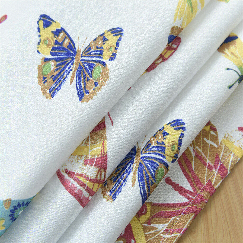 Christmas Curtains Window Home Decoration Home Elegant Butterfly Style