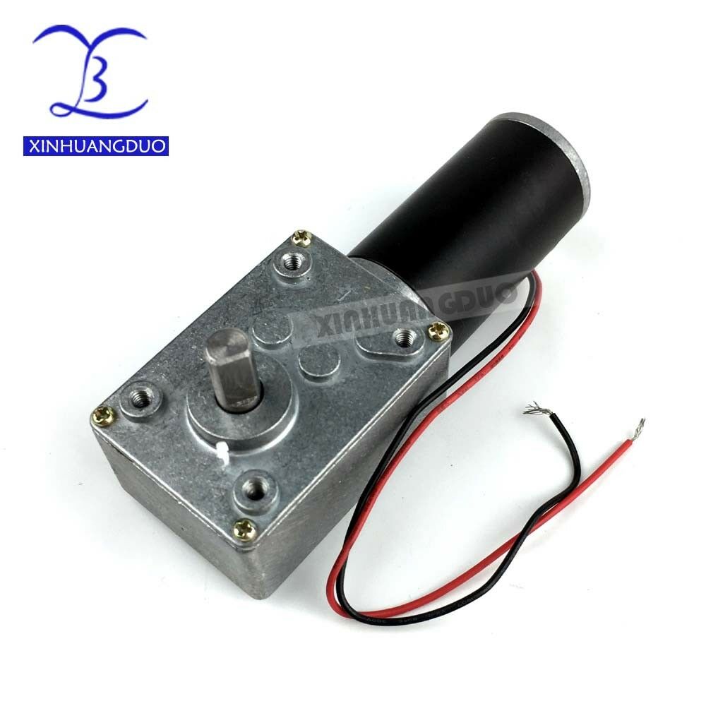 High Torque 12V 100 RPM 5kg.cm Reversible  DC Worm Gear Motor 31zy