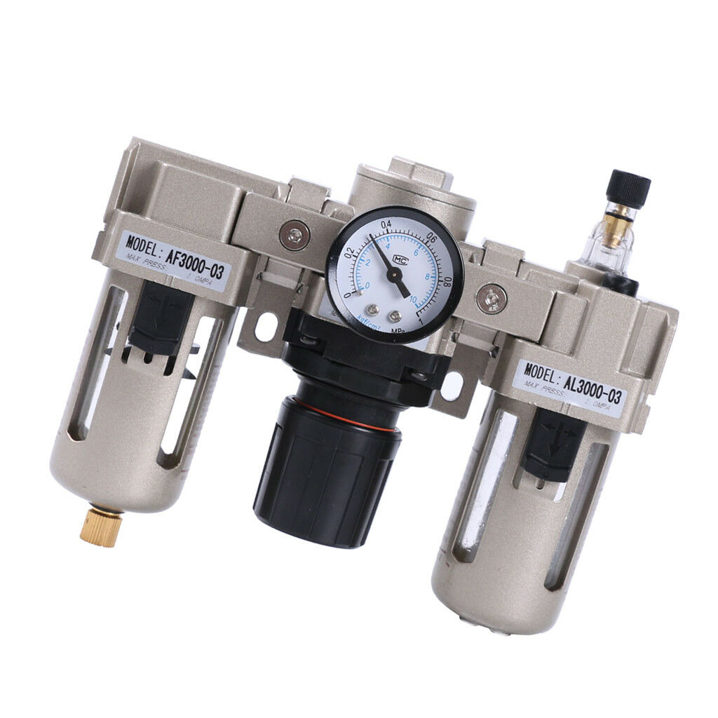 AC3000-03 3/8"Air Compressor Filter Moisture Water Oil Separator Trap Tool