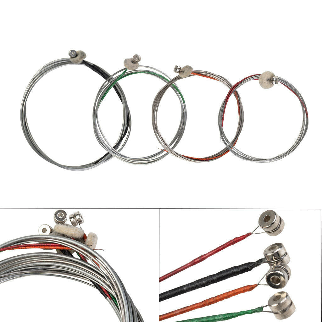 4pcs Electric Bass Guitar Strings Bass Parts Sweet Sound for Bass Lovers B