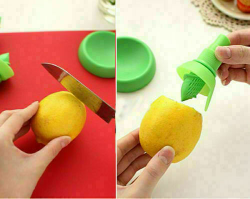 2PCS Citrus Fruit Lemon Orange Juicer Spray salad Lime Mist sprinkling Extractor