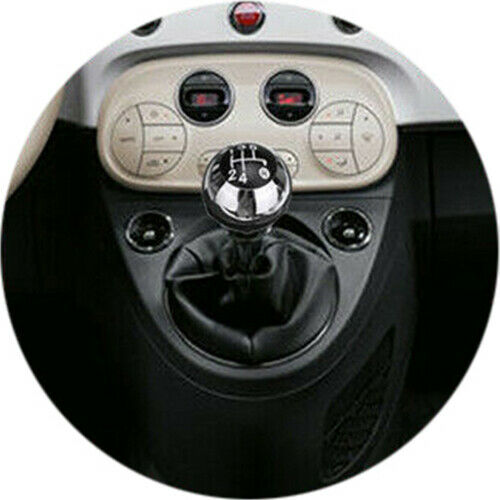 5Speed Manual Gear Stick Shift Knob Shifter Level Head fit for Fiat 500 2012-18