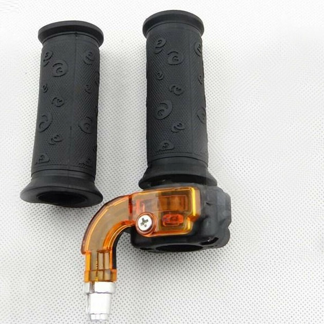 Twist Throttle Accelerator Grip，Cable ATV Quad Dirt Pit Bike 50/90/110/125/140CC