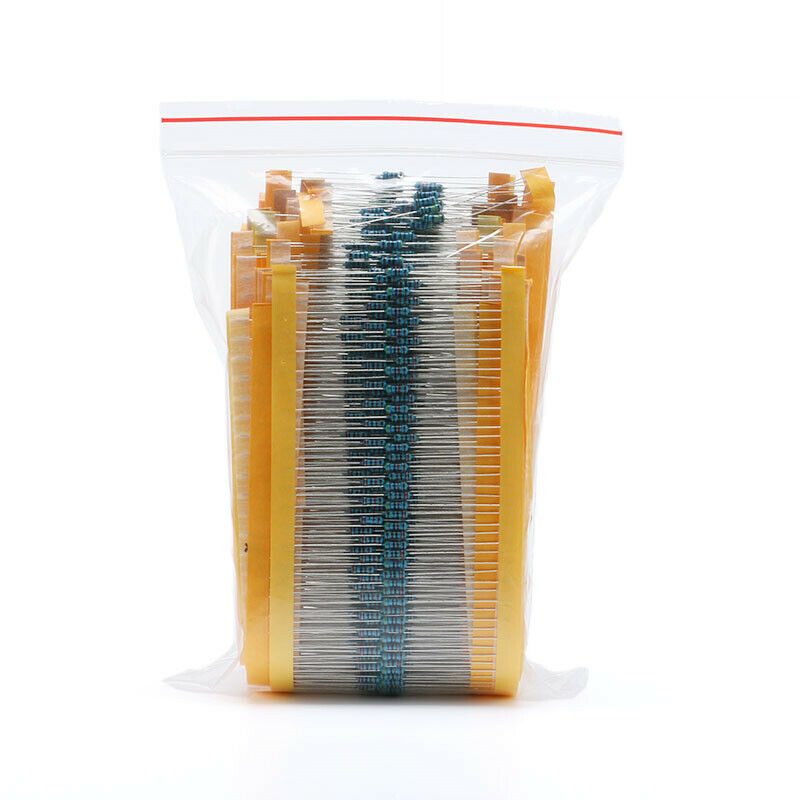1500pcs 1-1M ohm 1/6W component package / five-color ring Resistors package