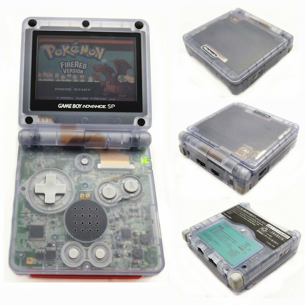 Glacier Full Shell Housing Case Cover Kit For Nintendo Gameboy Advance SP GBA SP