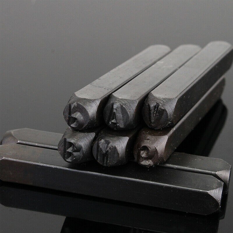 36pcs Letter Number Metal Stamp Punch Set Tool Die Marker Woodcraft 5MM A-Z 0-9