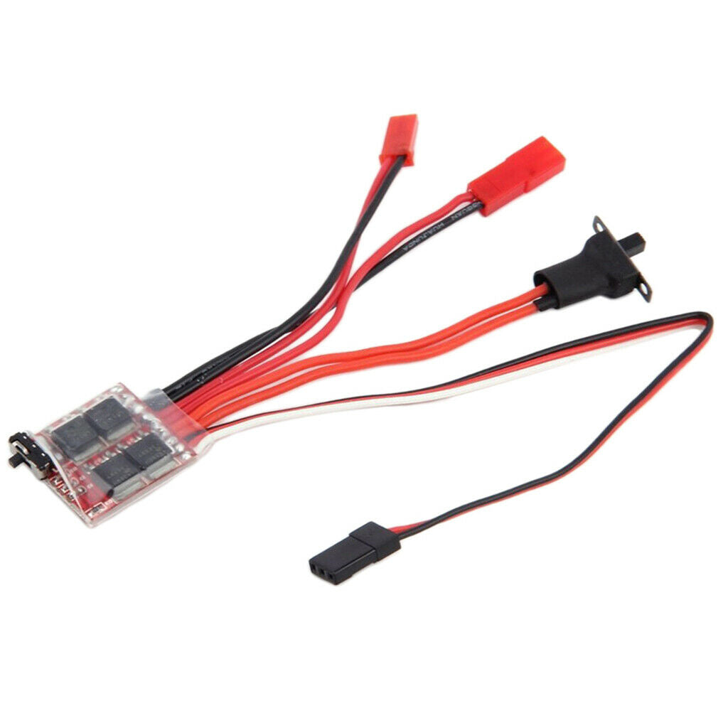 RC 20A Brushed ESC Speed Controller BEC 5V 1A without Brake for RC Car/Boat