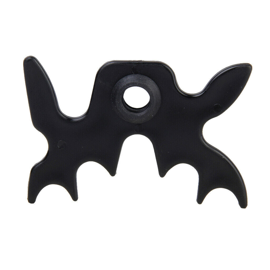 Creative Pool Cue Chalk Holder Keychain Cues Bridge Head Stick Rest Heads