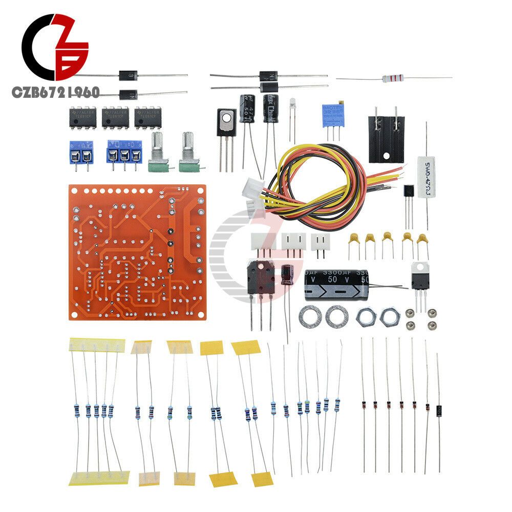 0-30V 2mA-3A Adjustable DC Regulated Power Supply DIY Kit Short with Protection