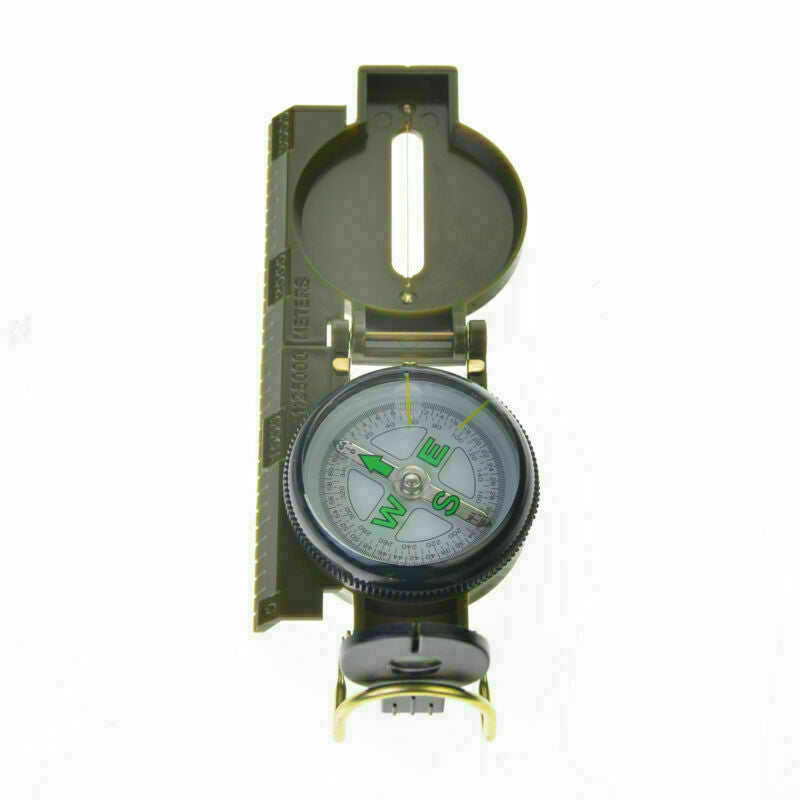Pocket Outdoor Military Army Hiking Camping Lens Survival Lensatic Mini Co hv2n