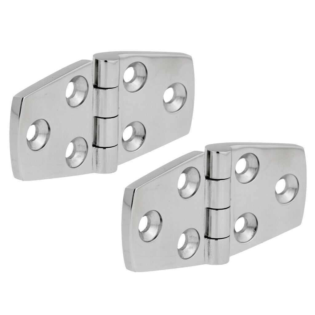 2 x Boat Sailing Marine Steel Hinge Boat Hardware 3" x1.5" Door Flush Hinge