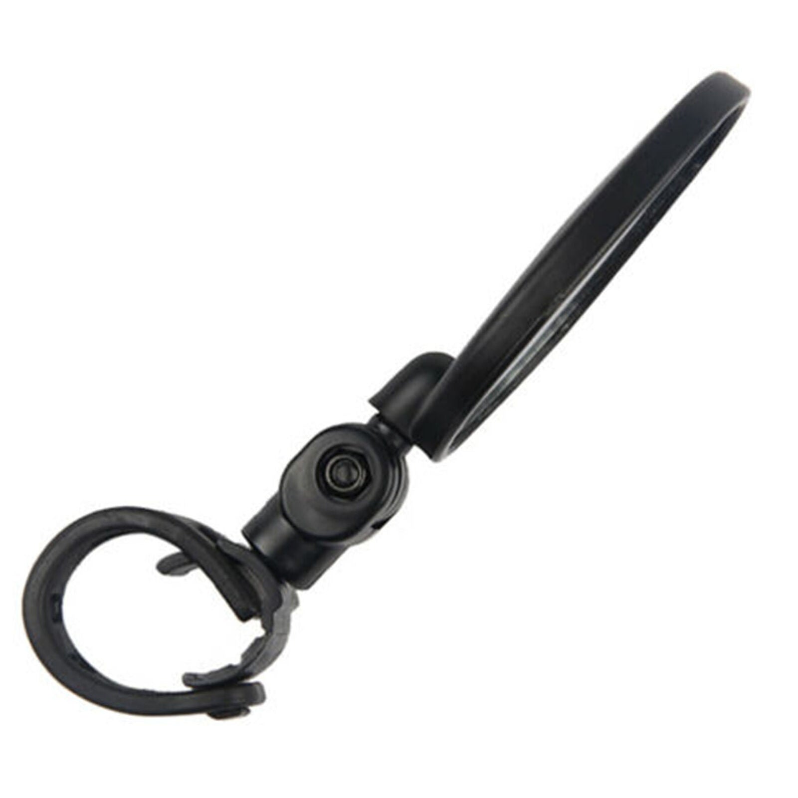 Bike Bicycle Handlebar Flexible Rear Back View Rearview Mirror Black