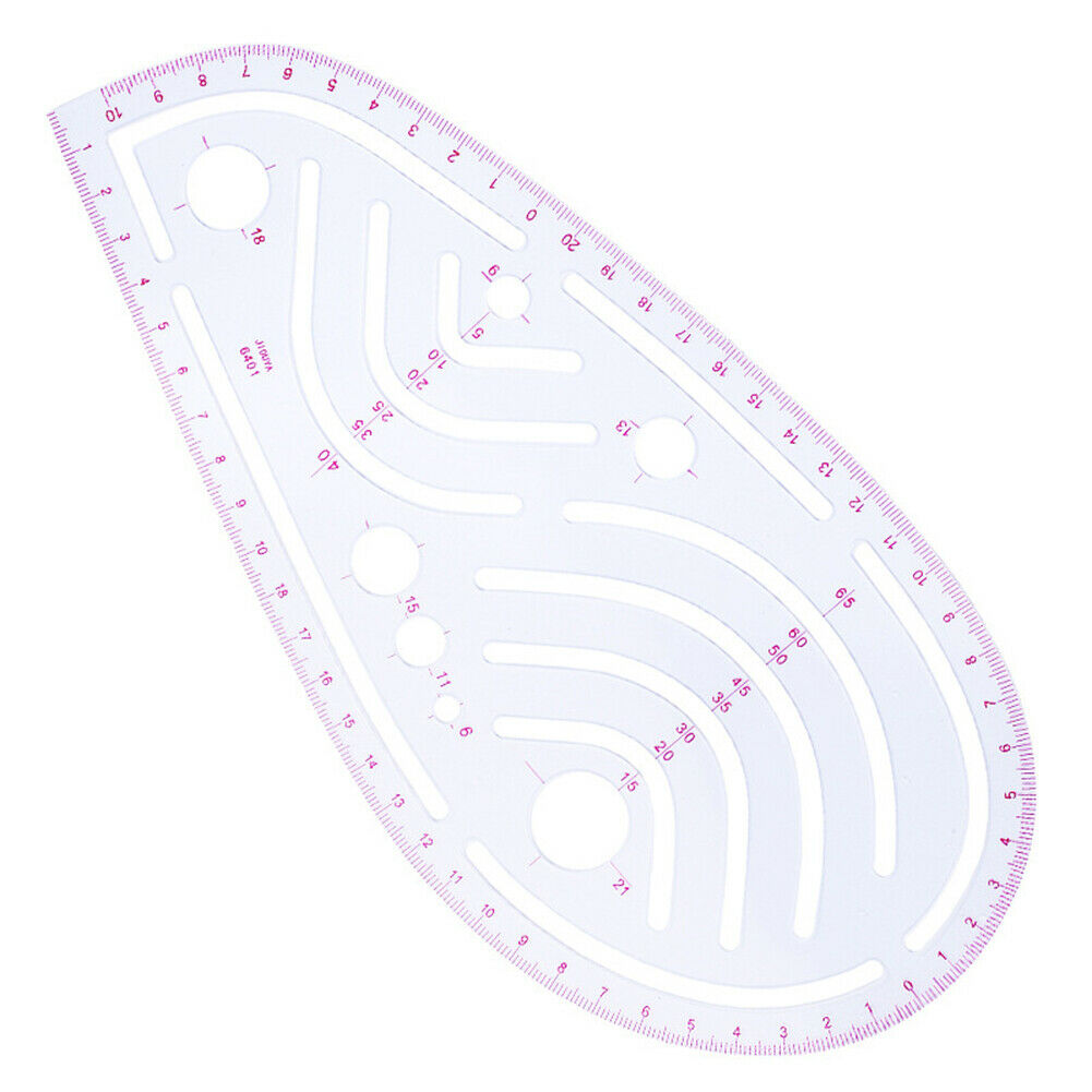 4pcs Tailor Measuring Ruler Yardstick Sleeve Sewing Clothes Drawing Ruler @
