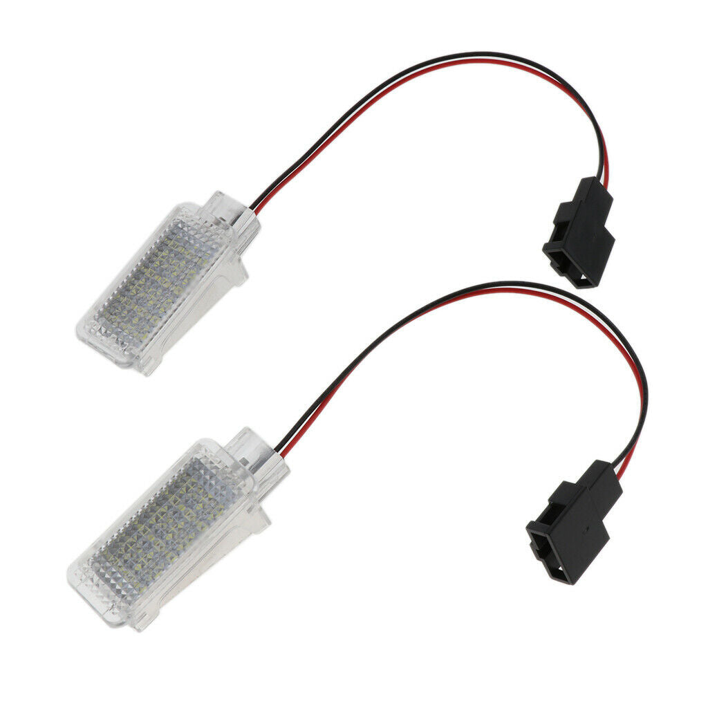 2pcs Rearview Mirror Puddle Light LED Mirror Puddle Lights For Audi S4 B5 B6
