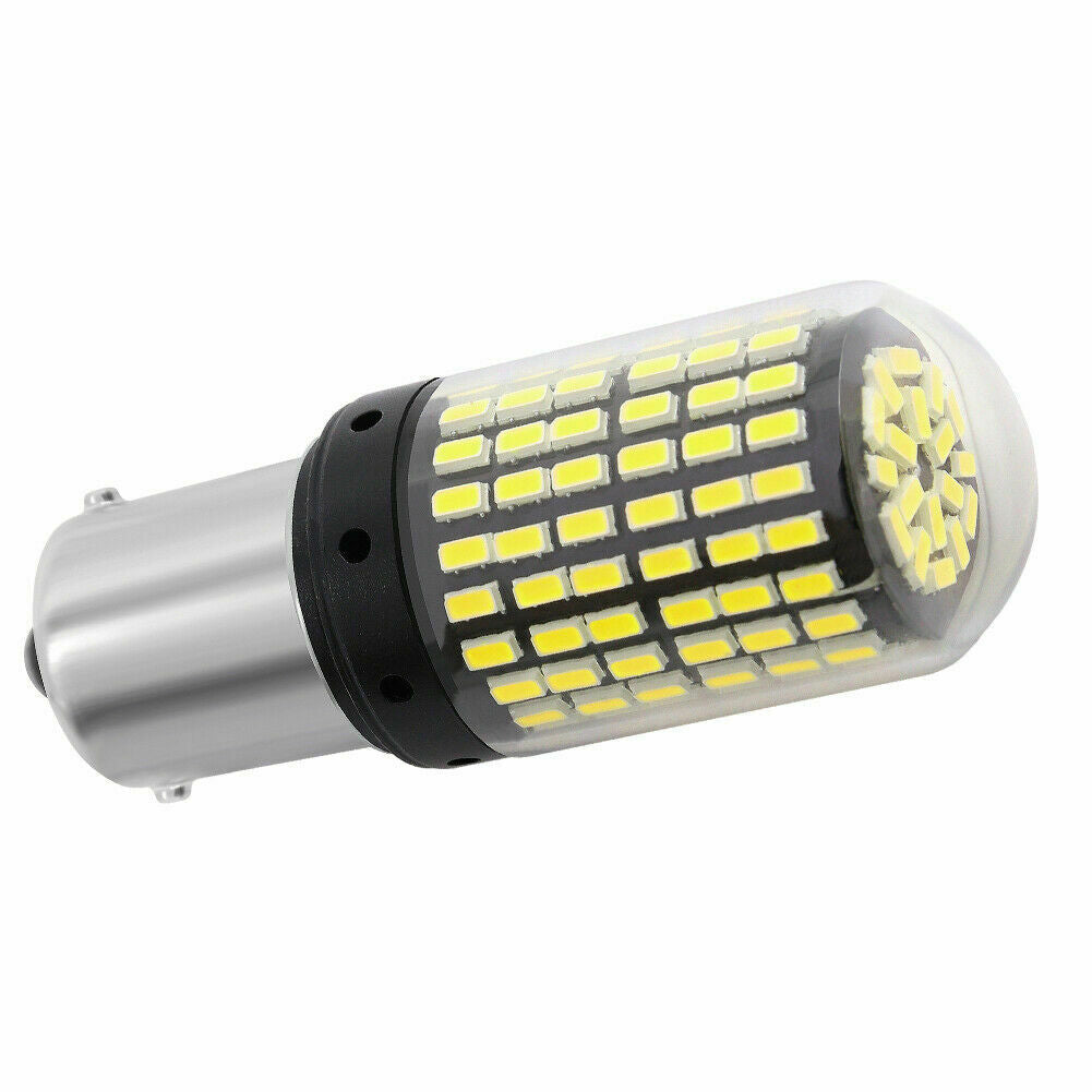 2X 1156 BA15S LED 144SMD Canbus White 20W Car Brake Reverse Lamp Tail Light Bulb