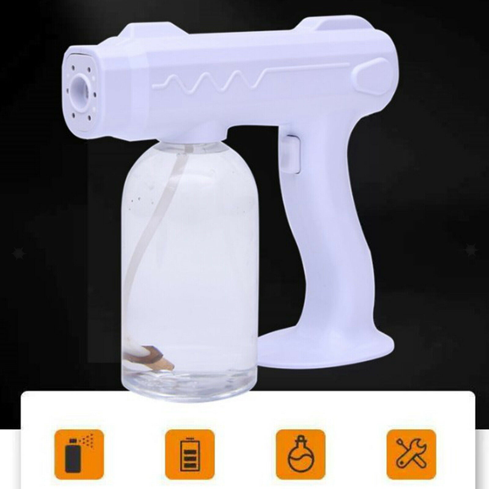 800ml Electric Cordless Blue Light Nano Steam Disinfectant Sprayer Machine