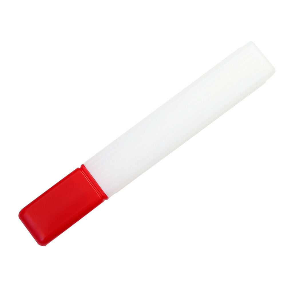 1pcs 41x6cm Plastic Knitting Needle Crochet Hook Tube Case Storage Holder Red