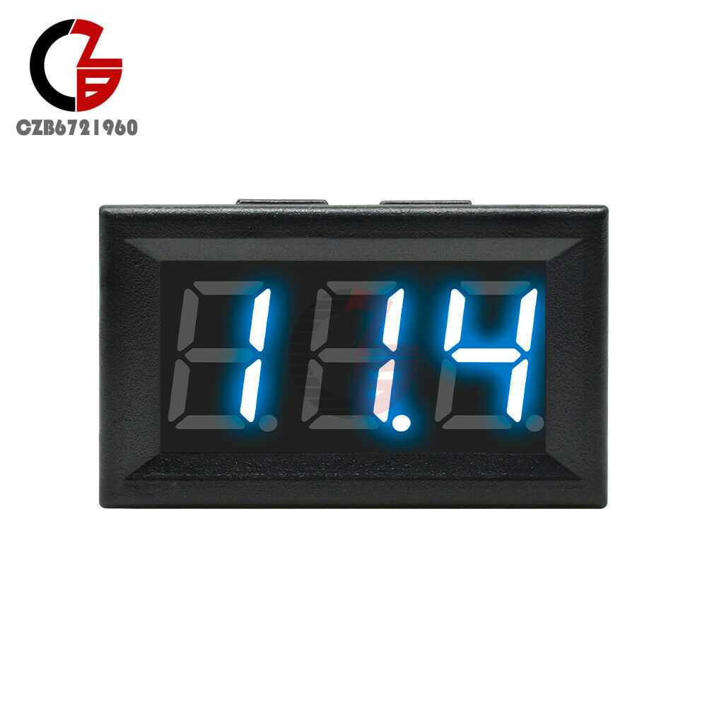 0.56" Blue LED Digital Volt Amp Meter Gauge 2-Wire AC 70-500V Voltmeter Ammeter