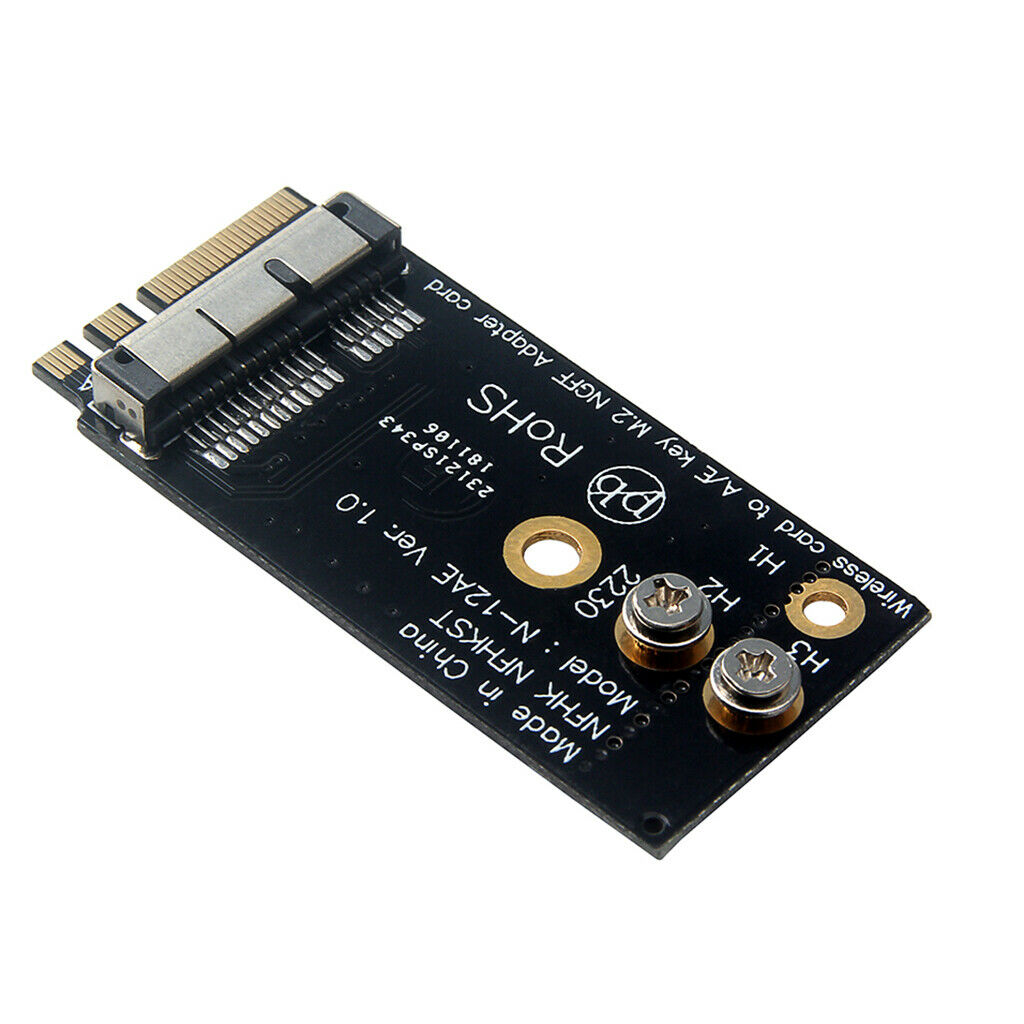 Desktop Motherboard NGFF A/E Key to BCM94360CS2 Wireless Adapter Card