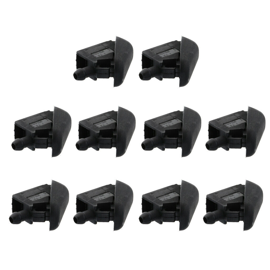 10 Pieces Car Nylon Windshield Wiper Spray Jet Washer Nozzles for Ford
