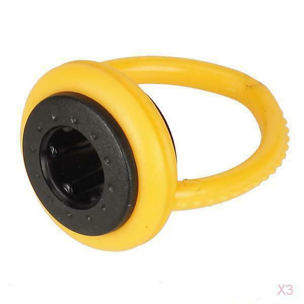 3Pcs Plastic Yellow Snooker Pool Cue Billiards Club Hanger Table Accessory