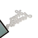 Happy Anniversary Metal Cutting Dies DIY Stamp Paper Card Embossing Decor Craft