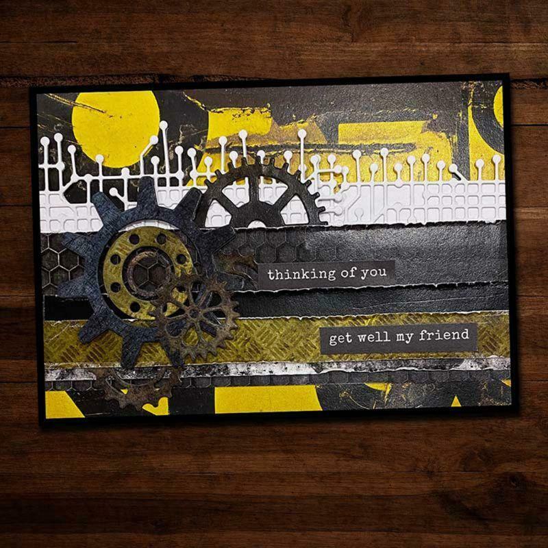 Gears DIY Metal Cutting Dies Stencil Scrapbooking Die Cuts Paper Card Decor