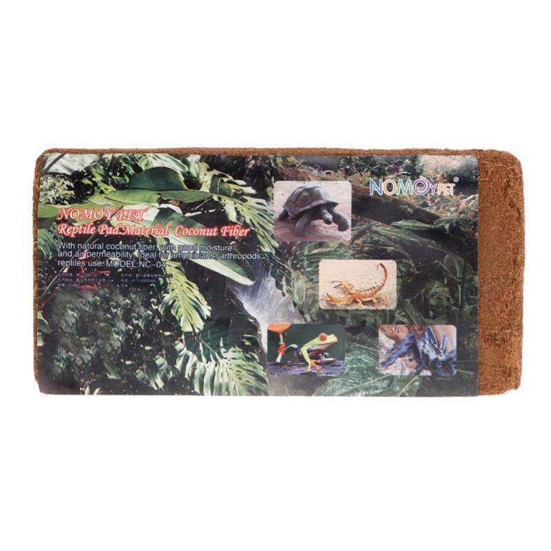 Reptile Brick Coconut Natural Bedding Pad For Amphibians Reptiles Animal Pets