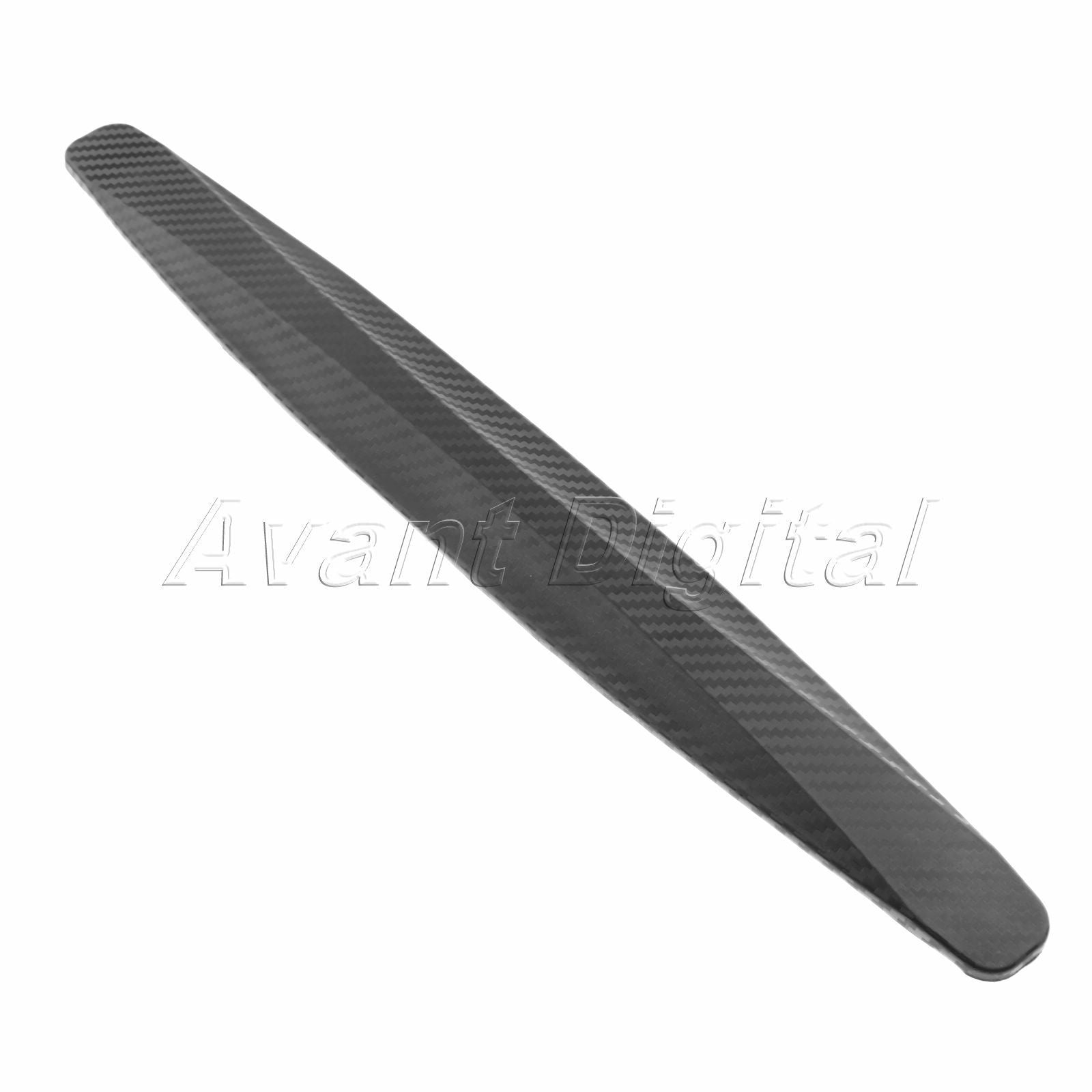 2x Car Rubber Door Guard Bumper Corner Protector Anti-collision Bar Trim Black