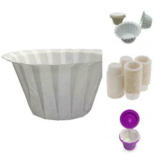 100pcs Disposable Paper Filters Cups Replacement K-cup Filters for Keurig K-cup
