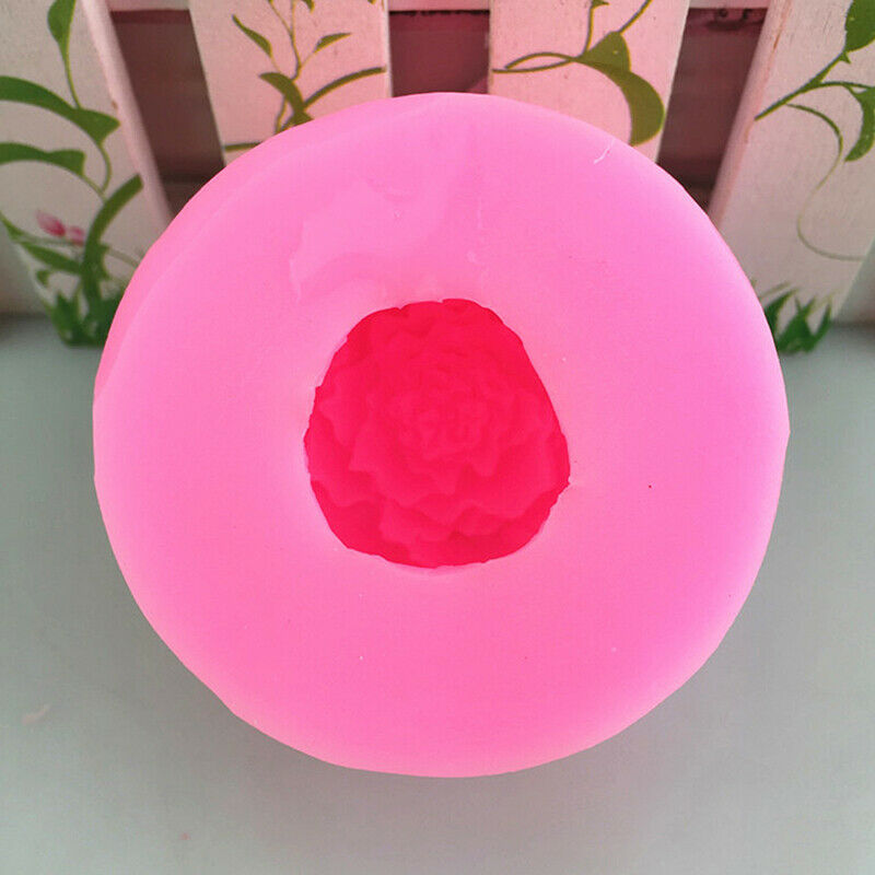 New Flower Peony Flower Silicone Mold Chocolate Flip Sugar DIY Soap Mou.l8