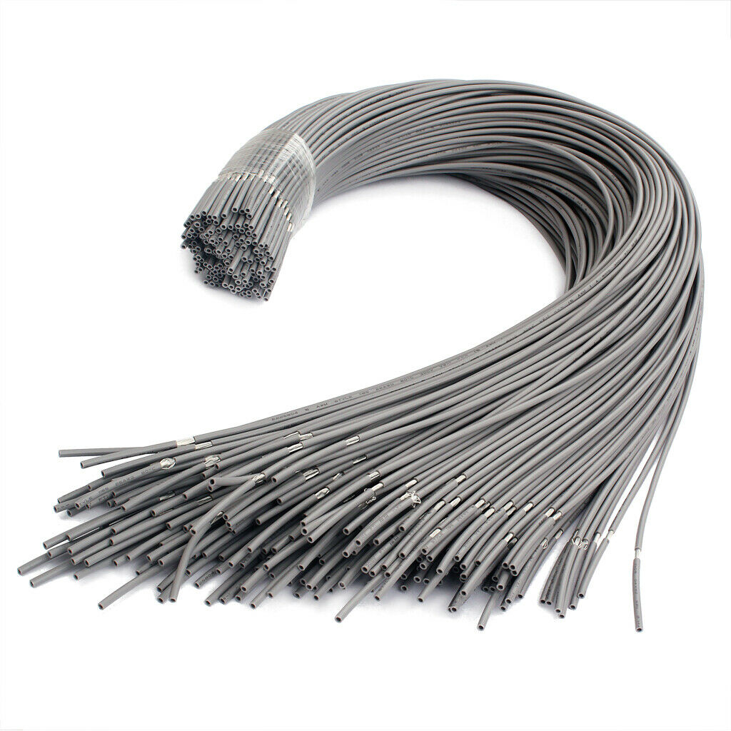 20 Piece, Shielded Guitar Cable, Single Conductor Spare Parts, Gray