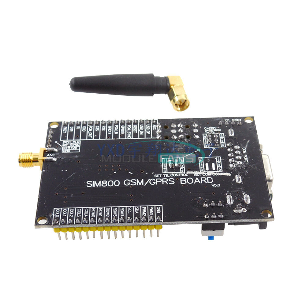 SIM800 for GPRS GSM 3.3/5V TTL 6-24V Level Control STM32 51 MCU SIM900A Upgrade