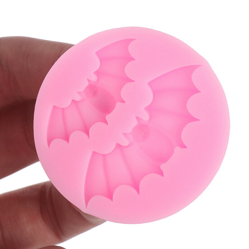 Halloween Bat Shaped Silicone Cake Mold Kitchen Baking Mold Sugar  Fondan.l8
