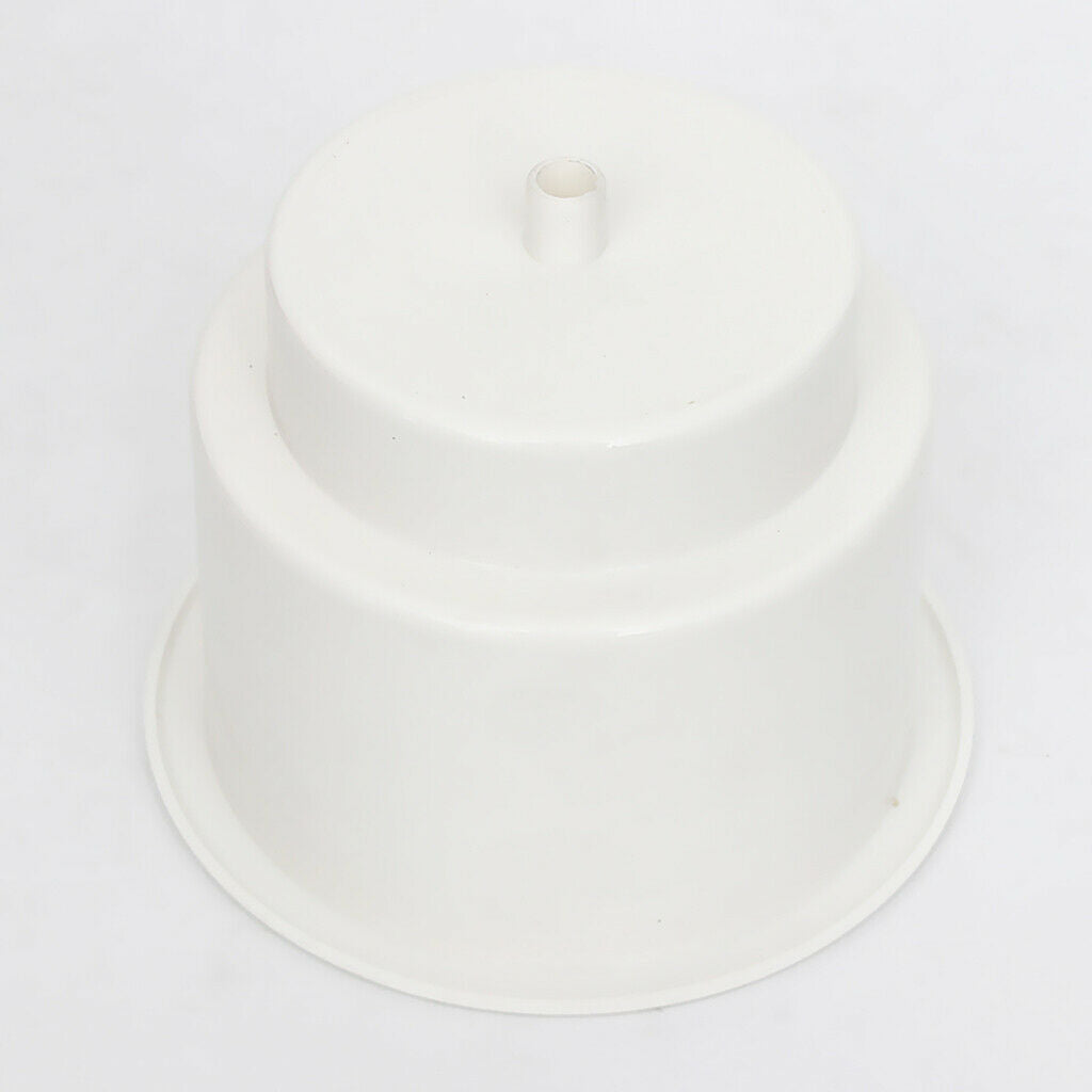 2x Boat Plastic White Recessed Cup Drink Holder for Marine Yacht Truck RV