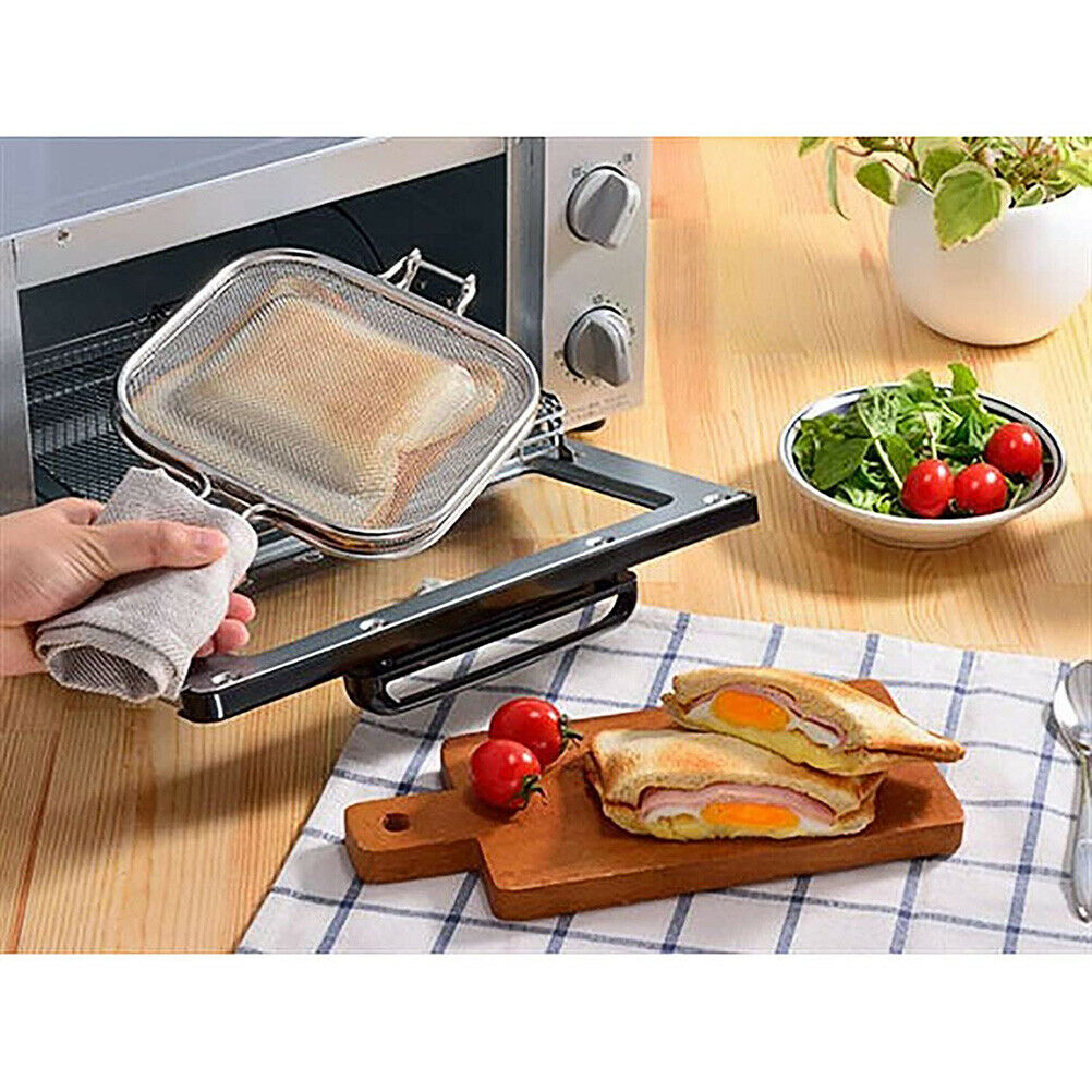 Stainless Steel Baking Rack Bread Sandwich Grilling Net Cooling Rack for Home