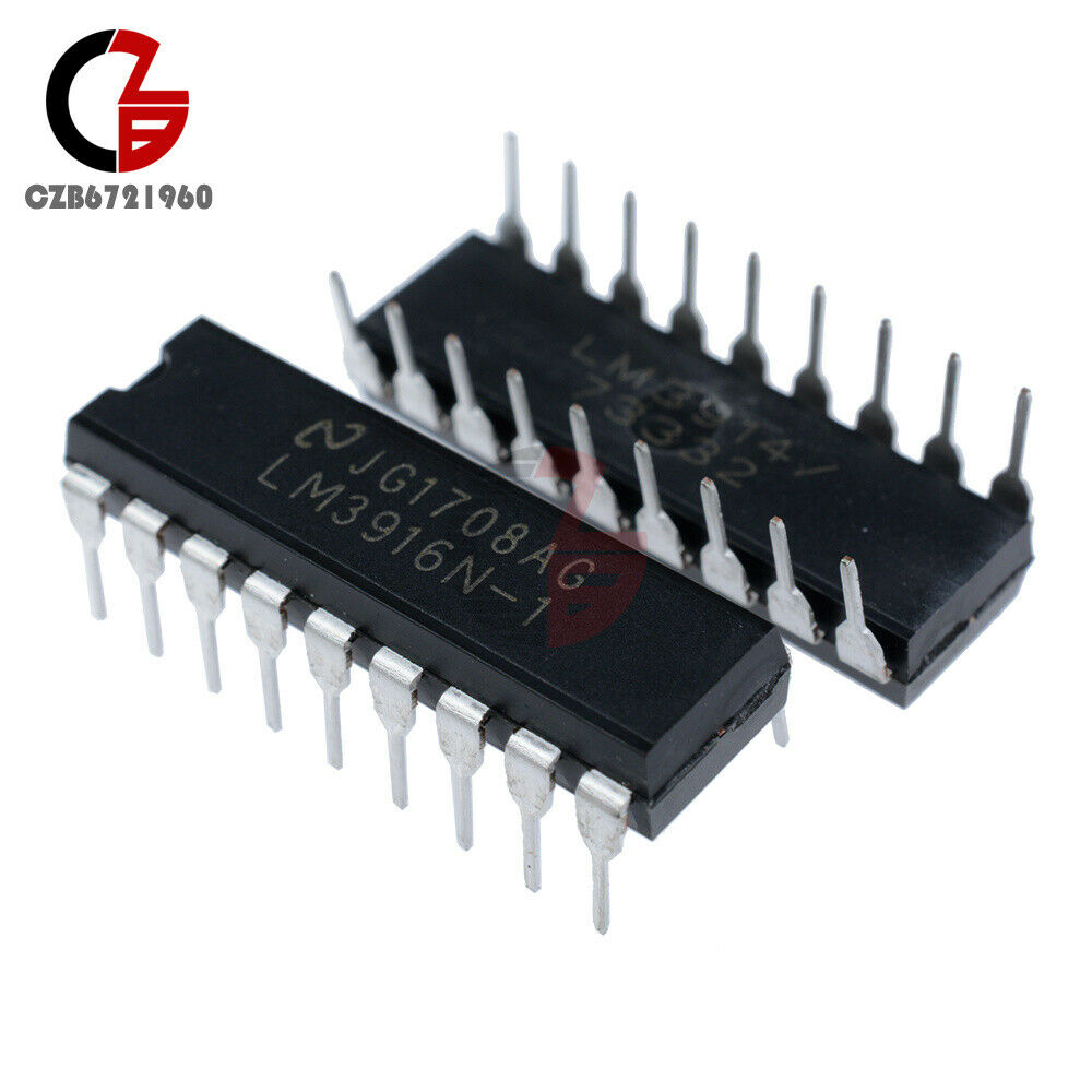 10Pcs LM3916N-1 LM3916N-1/NOPB LED Display Driver IC NSC DIP-18 LM3916N-1