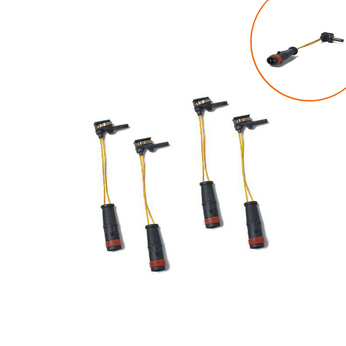 4pcs Brake Pad Wear Sensor Brake Lines for Benz W211 220 E250 280 C230 240 250