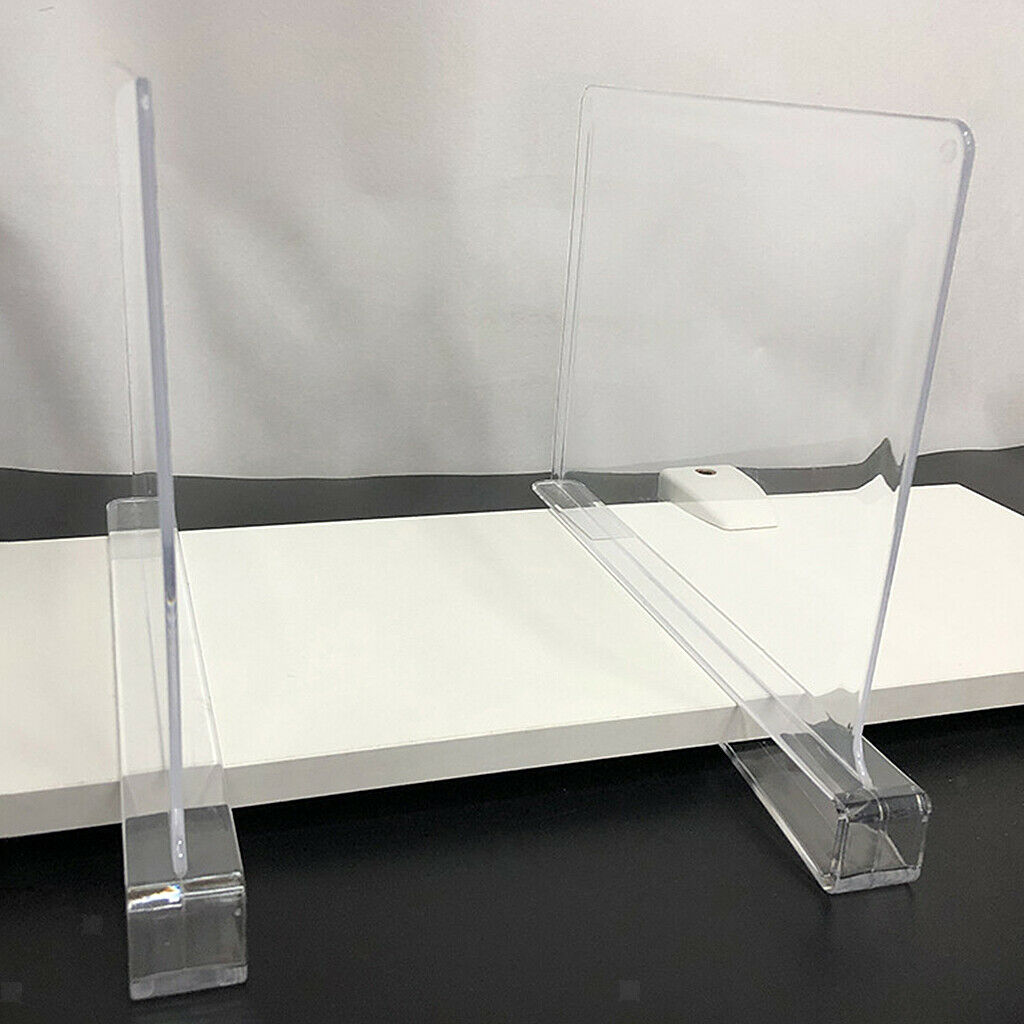 Multifunction Transparent Acrylic Shelf Dividers for Organization Kitchen