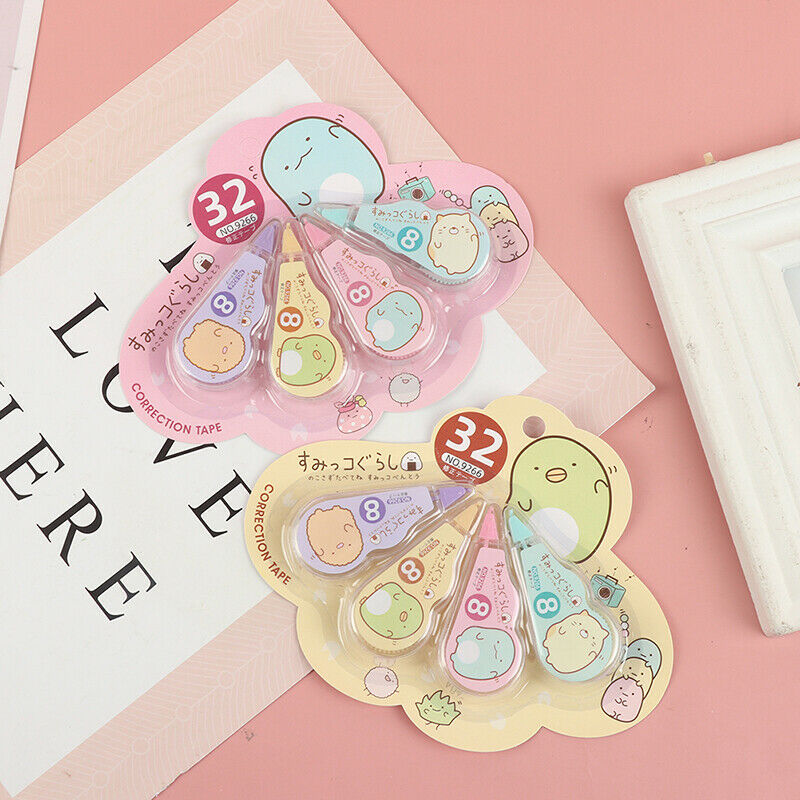 4 pcs/pack White out Correction Tape Gift Stationery School Office Sup TH