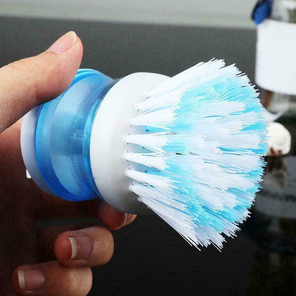 Kitchen Brush Soap Clean Pot Dish With Liquid Utensil S3 Tool Dispenser Z6K3
