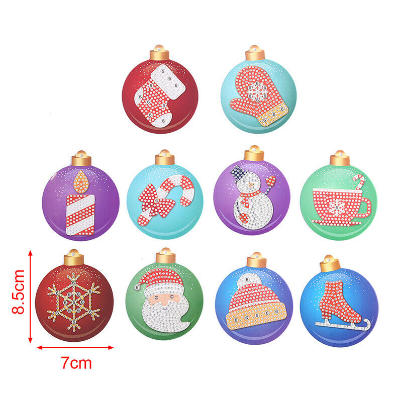 1Set Diamond Painting Tool DIY Handmade Christmas Tree Pendant Hanging Orname SJ