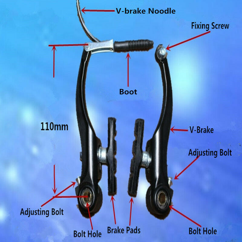 2Pc Linear Pull   Front and Rear Bicycle Brakes for MTB Bike