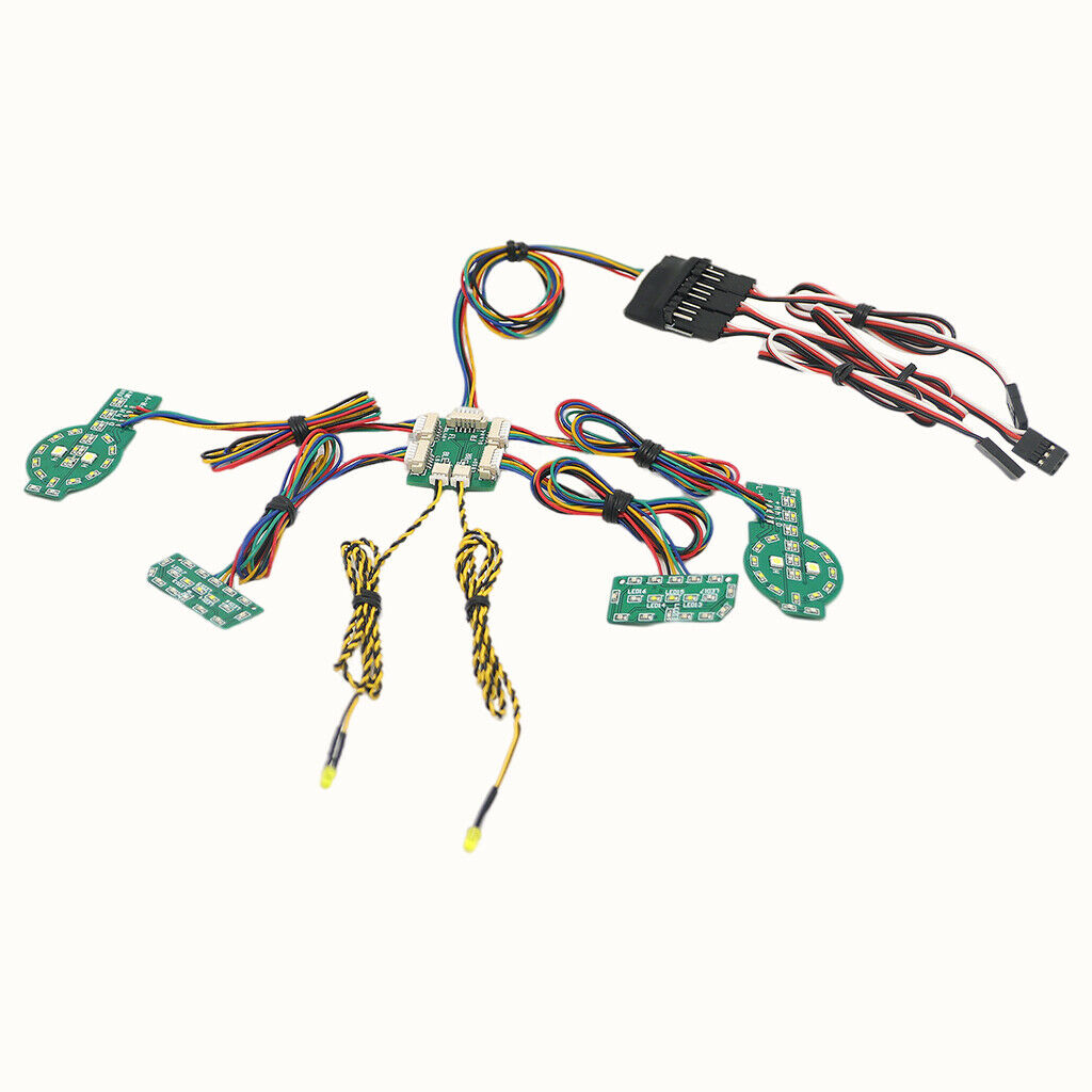 Portable RC LED Lights LED Lamp for 1/10 Bronco Car Parts Replaces Accessory