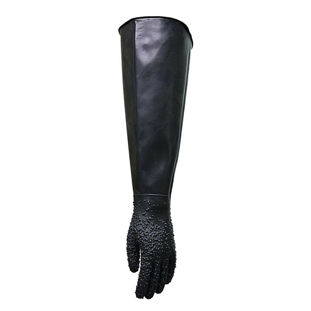 68cm Left Work Protective Gloves for Blasting Sand Blast Cabinet Industrial