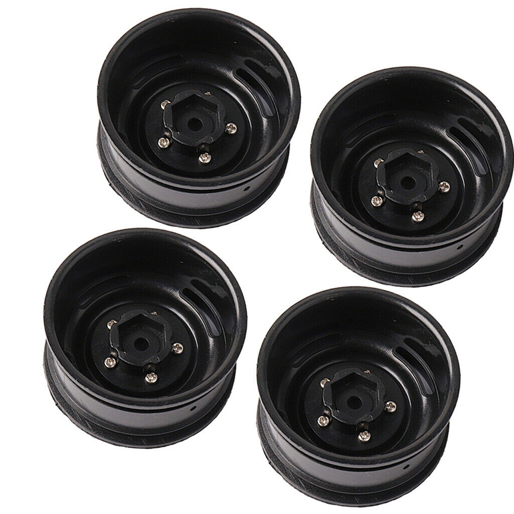 4x Plastic Beadlock Wheel Rim Hub 1.9'' For 1/10 Scale RC4WD D110 TF2 Trucks