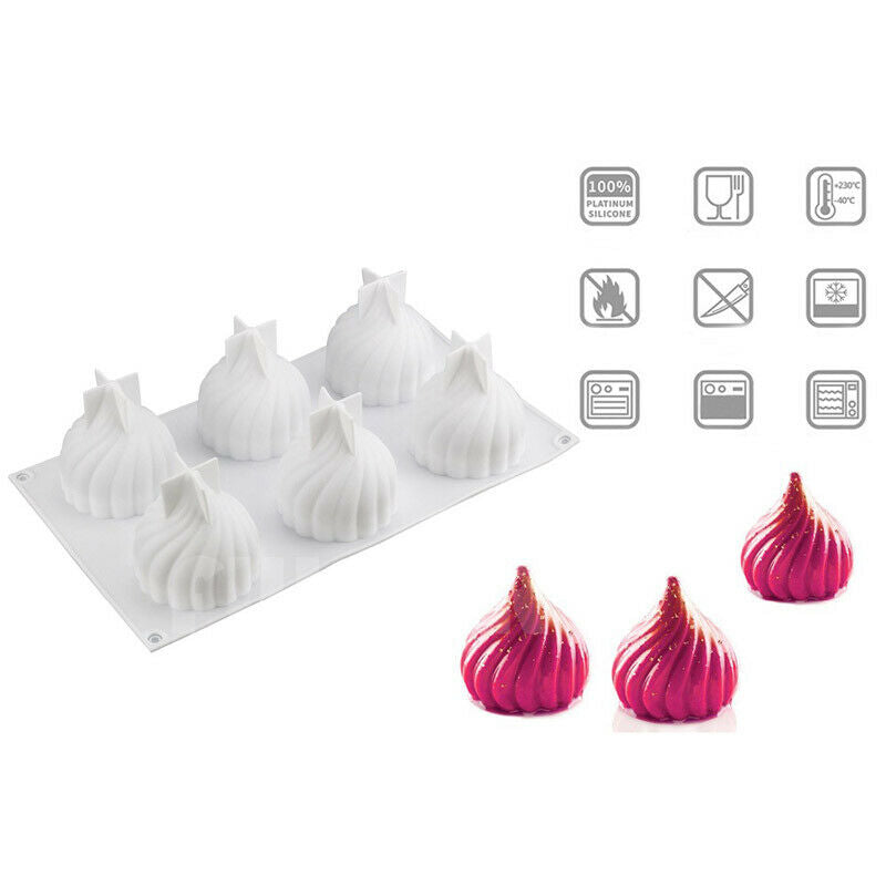 Silicone Molds Cake Decorating Baking Pastry Tools For Chocolate Mousse MoulBDA