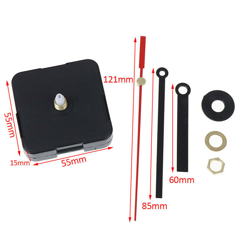 1Set Silent Quartz Clock Movement Clockwork Mechanism Kit DIY  With Hook DroBDA