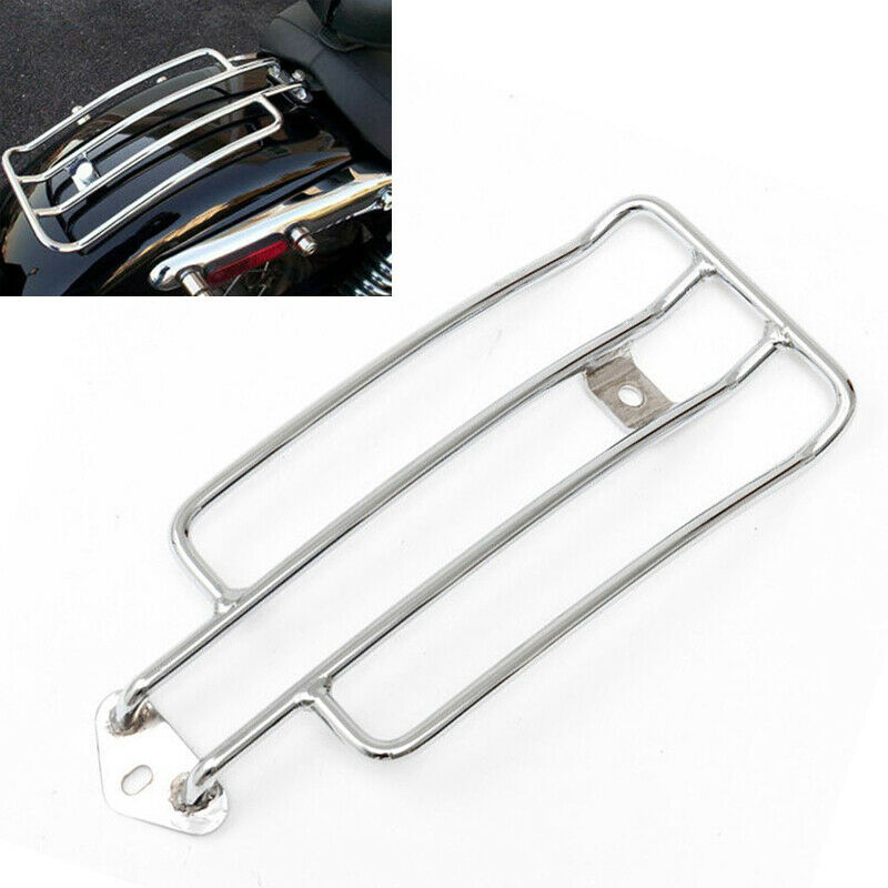 Motorcycle Scooter Dirt Bike Solo Seat Shelf Rear Fender Luggage Rack Universal